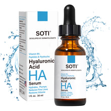 Load image into Gallery viewer, Hyaluronic Acid + 2% B5 Face Serum - Advanced Hydration Formula for Youthful, Plump Skin with Peptides, Vitamin B5, Ryokucha Extract - Anti-Aging, Moisturizing, Brightening 30ml