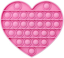 Load image into Gallery viewer, Fidget Sensory Toy for Girls Toddlers, Pink Heart Alphabet Pop Bubble, Calming & Educational Toy for Focus and Fine Motor Skills, Autism & ADHD Support