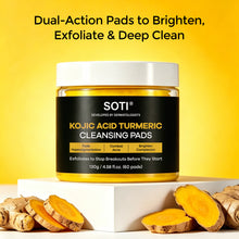 Load image into Gallery viewer, SOTI Kojic Acid Turmeric Cleansing Pads (60 Pads)