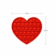 Load image into Gallery viewer, Fidget Sensory Toy for Girls Toddlers, Alphabet Red Heart Pop Bubble, Calming & Educational Toy for Focus and Fine Motor Skills, Autism & ADHD Support. Valentines, Xmas, Birthday Party Classroom Gift