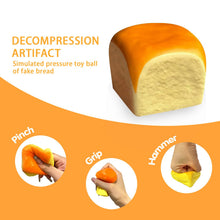 Load image into Gallery viewer, Squeeze Bread Toy,Slow Rising Squishy,Squishy Dumpling Stress Balls,PU Materia Fidget Toy for Office or Party Favor