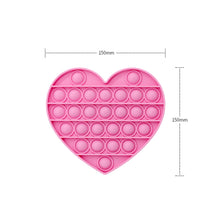 Load image into Gallery viewer, Fidget Sensory Toy for Girls Toddlers, Alphabet Red Heart Pop Bubble, Calming & Educational Toy for Focus and Fine Motor Skills, Autism & ADHD Support. Valentines, Xmas, Birthday Party Classroom Gift