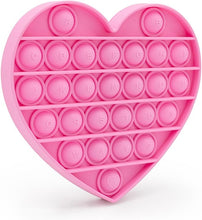 Load image into Gallery viewer, Fidget Sensory Toy for Girls Toddlers, Pink Heart Alphabet Pop Bubble, Calming & Educational Toy for Focus and Fine Motor Skills, Autism & ADHD Support