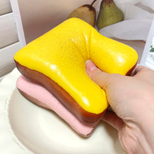 Load image into Gallery viewer, Bread Butter Squishy,Slow Rising Squishy,Stocking Stuffers,Stress Balls,Stress Relief & Fidget Toys for ADHD,Party Favor Gift (Pink)
