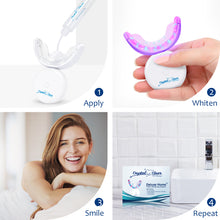 Load image into Gallery viewer, Crystal Clear Teeth Whitening US Dentists-Approved, Rechargeable Waterproof Teeth Whitening All-in-One Kit