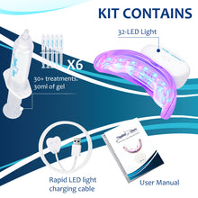 Load image into Gallery viewer, Crystal Clear Teeth Whitening US Dentists-Approved, Rechargeable Waterproof Teeth Whitening All-in-One Kit