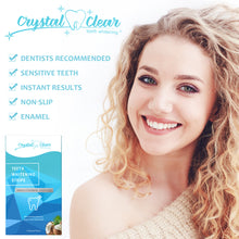 Load image into Gallery viewer, Crystal Clear Teeth Whitening Strips, Teeth, Dental Grade Professional White Strips for Sensitive Teeth, Coconut Flavor, 28 Strips, 14 Treatments