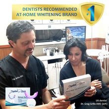 Load image into Gallery viewer, Crystal Clear Teeth Whitening US Dentists-Approved, Rechargeable Waterproof Teeth Whitening All-in-One Kit