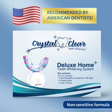 Load image into Gallery viewer, Crystal Clear Teeth Whitening US Dentists-Approved, Rechargeable Waterproof Teeth Whitening All-in-One Kit