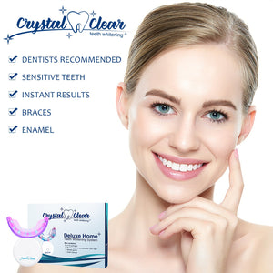 Blanqueamiento Dental Crystal Clear Aprobado por Dentistas de EE. UU., Kit Completo para Blanqueamiento de Dientes Recargable y Resistente al Agua