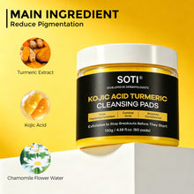 Load image into Gallery viewer, SOTI Kojic Acid Turmeric Cleansing Pads (60 Pads)