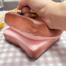 Load image into Gallery viewer, Bread Butter Squishy,Slow Rising Squishy，Stocking Stuffers,Stress Balls，Stress Relief &amp; Fidget Toys for ADHD，Party Favor Gift (Pink)