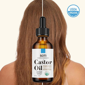 Jojoba Oil (2oz), USDA Certified Organic, 100% Pure, Cold Pressed, Hexane Free by Soti. Natural Moisturizer for Hair, Skin, Scalp, and Nails, Promotes Healthy Hydration and Shine