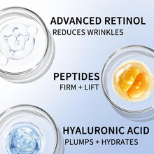 Load image into Gallery viewer, Retinol Eye Cream Dark Circles Fade Fine Lines Remove Eye Bags Anti-Wrinkle Anti-Aging Firming Brighten Skin 30g