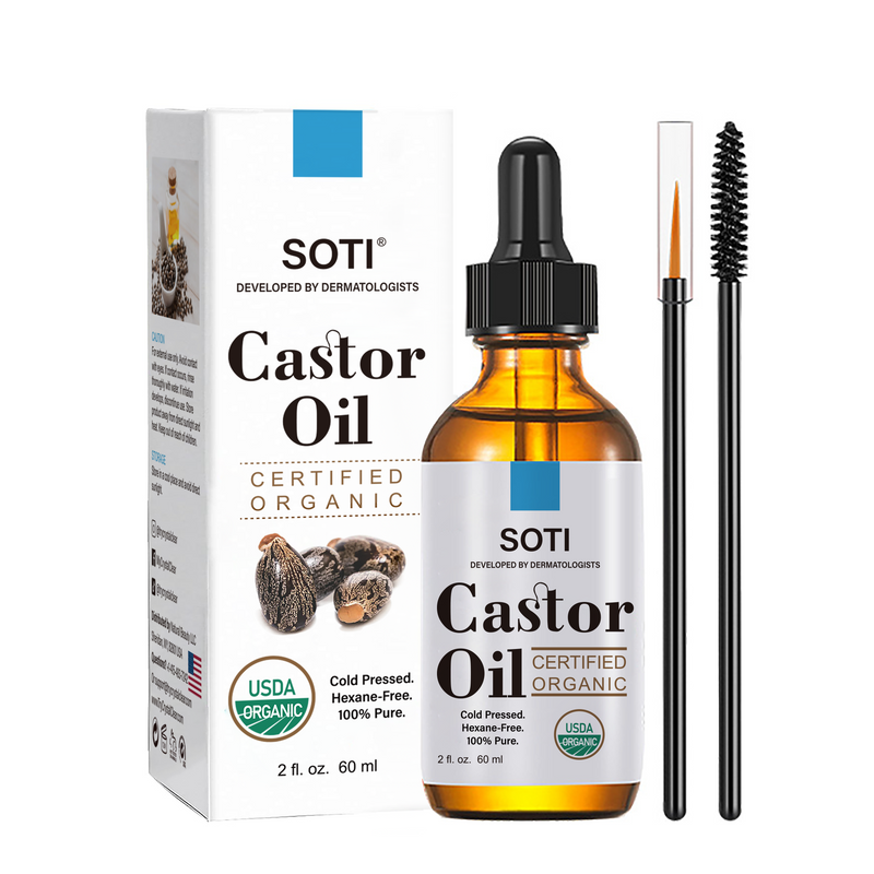 Soti Eyelashes and Eyebrows Growth Serum, Dermatologists Developed Formula with Peptides, Keratin and Biotin. Made in USA!