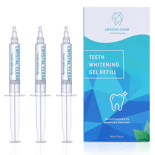 Crystal Clear Teeth Whitening Gel Refill - 3 Pack