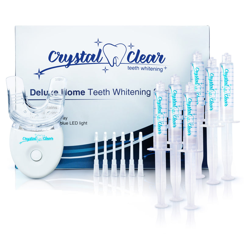 teeth whitening kit gel led light